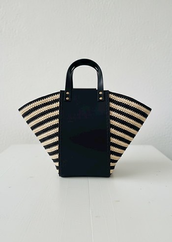 Deri Kemer Detaylı Zebra Desenli Kadın Çanta - Görsel 3