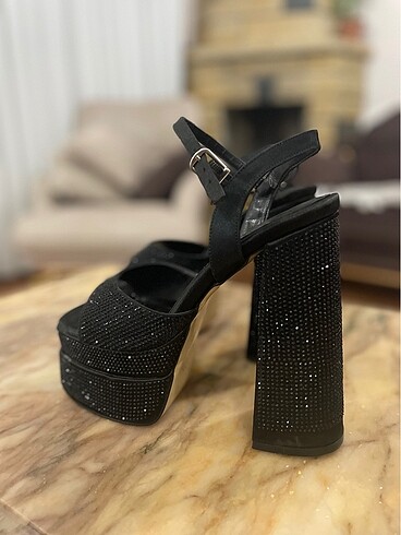 Taşlı Platform Ayakkabı - Görsel 4