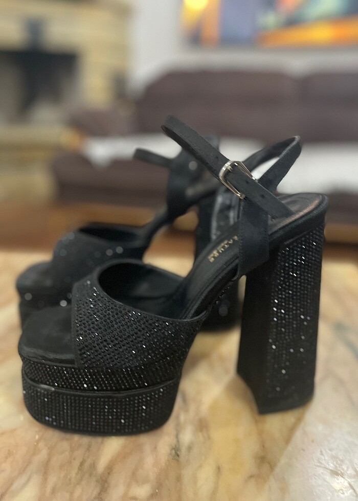Taşlı Platform Ayakkabı - Görsel 2
