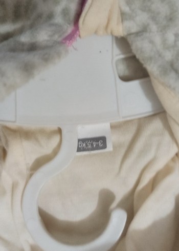 Gri Leopar Desenli Fermuarlı Bebek Tulumu - Görsel 2