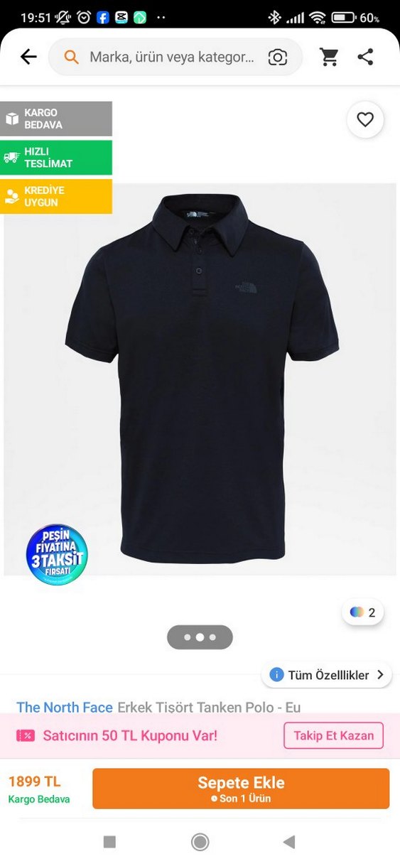 Erkek Lacivert Polo Tişört Kısa Kollu - Görsel 5