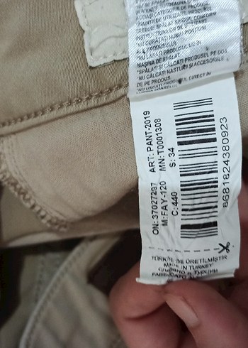 Bej Regular kip marka Keten Erkek Pantolon - Görsel 6