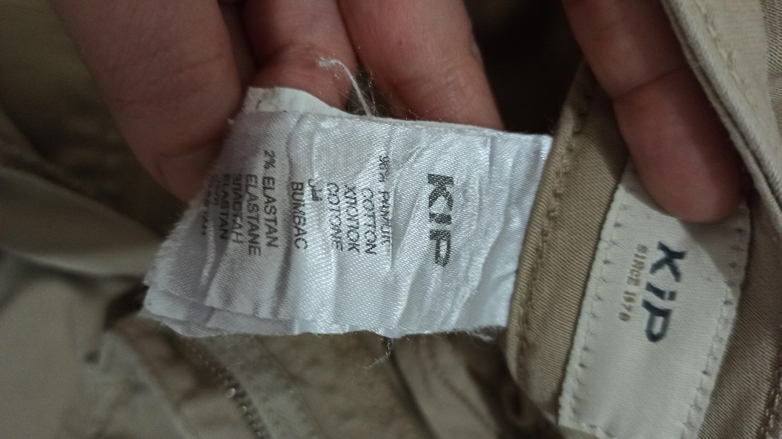 Bej Regular kip marka Keten Erkek Pantolon - Görsel 4