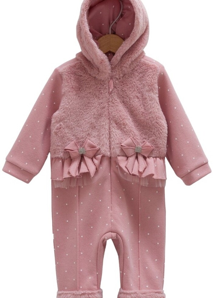 CARAMELL Kışlık Kız Kozmonot hem polar hem peluş Tulum - Görsel 5