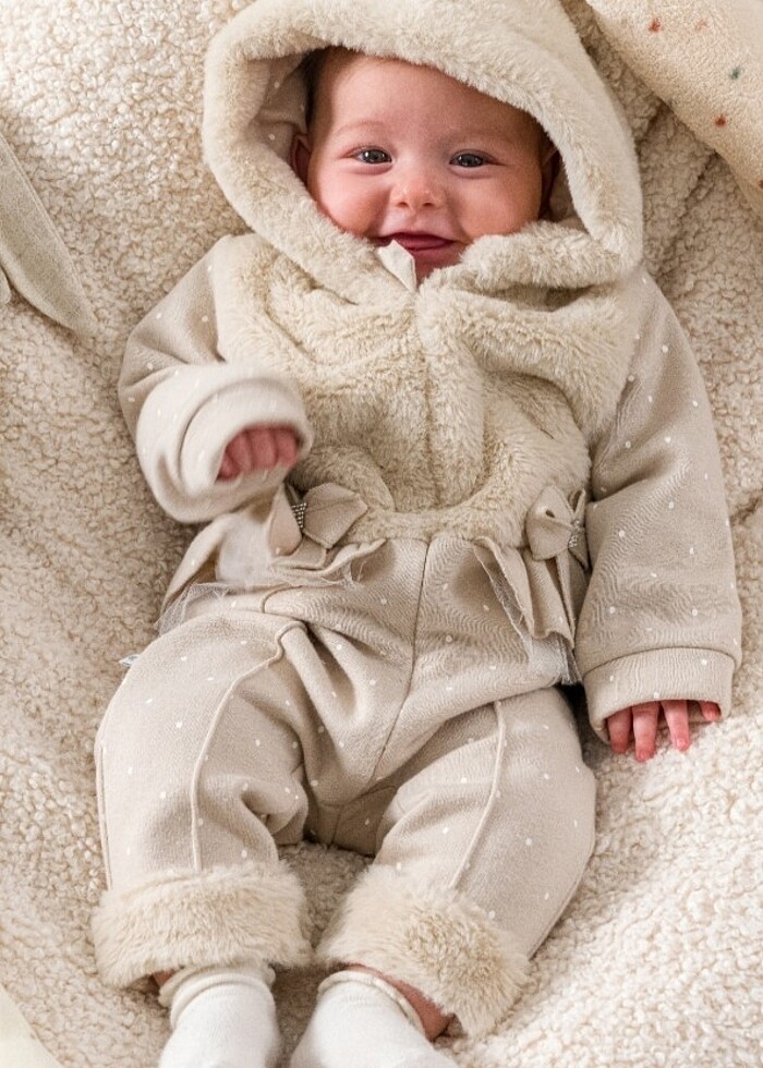 CARAMELL Kışlık Kız Kozmonot hem polar hem peluş Tulum - Görsel 2