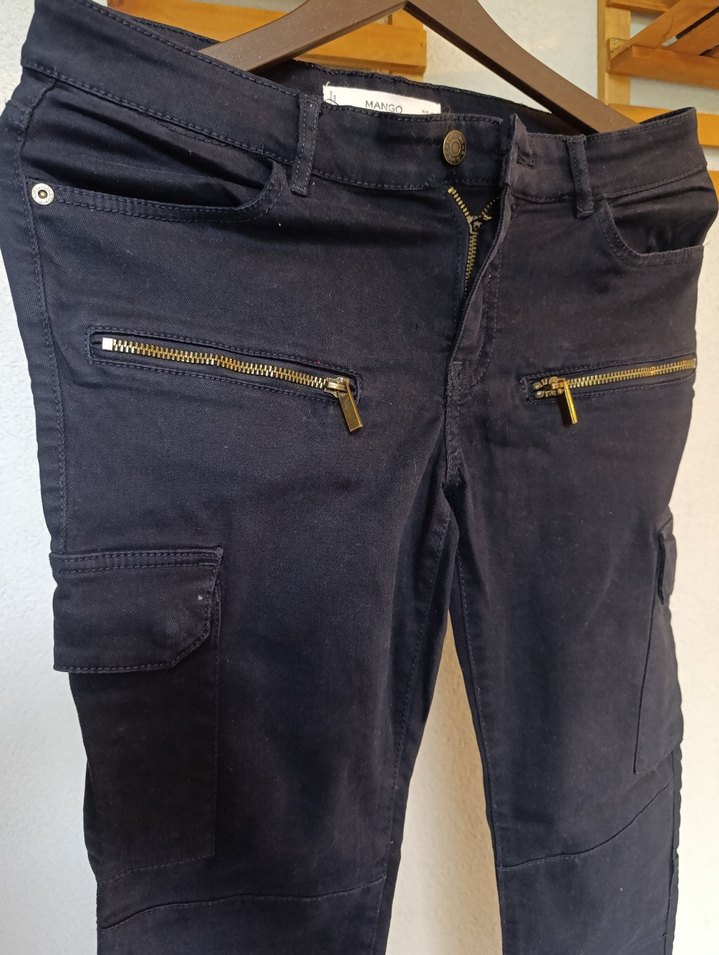 Fermuar detaylı spor kargo pantolon — görsel 6/7