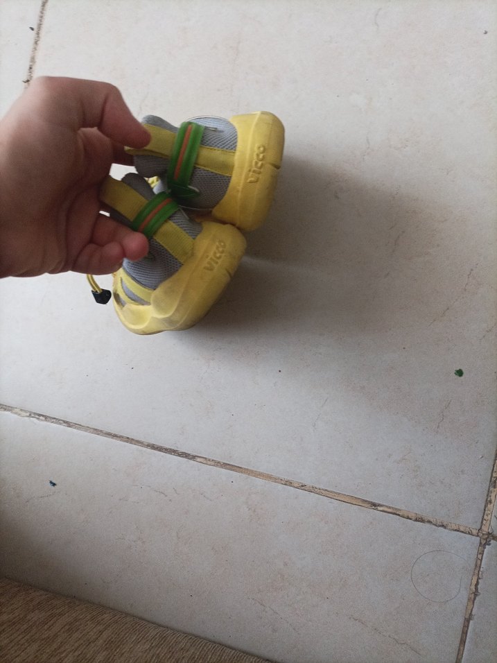 Vicco Sarı Bağcıklı Velcro Detaylı Erkek Çocuk Ayakkabı - Görsel 3