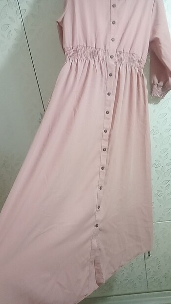 l Beden pembe Renk Bayan elbise
