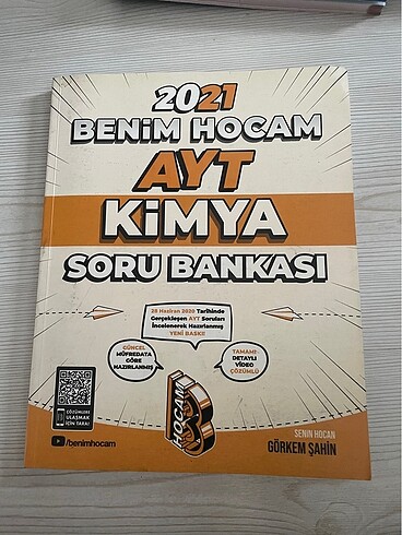 BENİM HOCAM 2021 AYT KİMYA SORU BANKASI