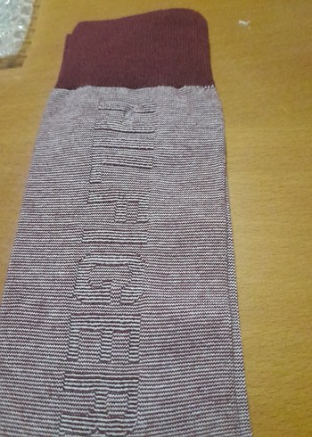 Bordo-Erkek Midi Çorap - Görsel 6