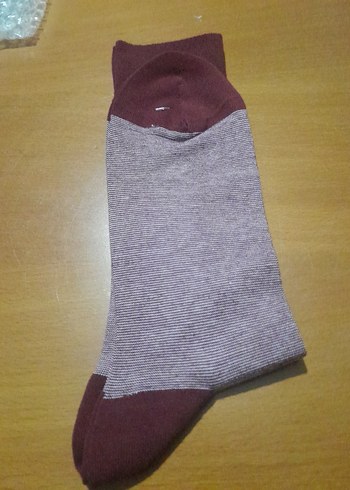 Bordo-Erkek Midi Çorap - Görsel 5