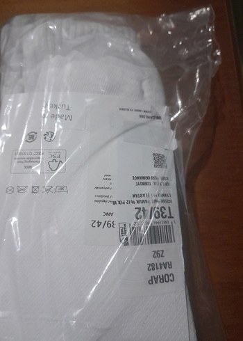 Lacoste Beyaz Midi Erkek Çorap 3 adet - Görsel 5