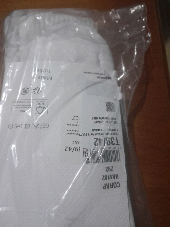 Lacoste Beyaz Midi Erkek Çorap 3 adet - Görsel 5