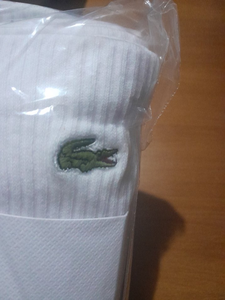 Lacoste Beyaz Midi Erkek Çorap 3 adet - Görsel 4