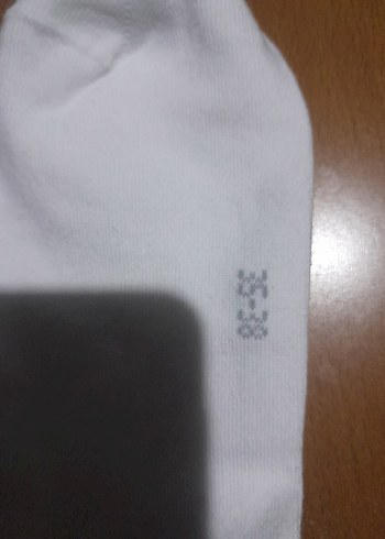 Beyaz Erkek Patik Çorap 35-38 Numara - Görsel 2