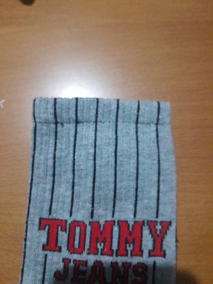 Gri Tommy Jeans Baskılı Erkek Çorap - Görsel 3