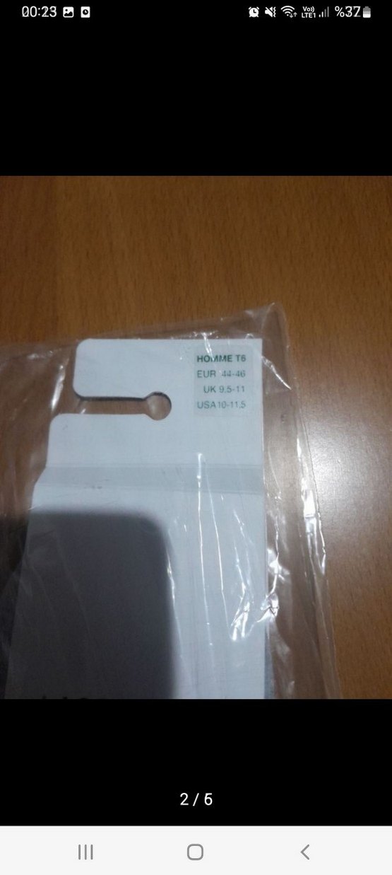 Lacoste Gri Erkek Midi Çorap 2 li - Görsel 5