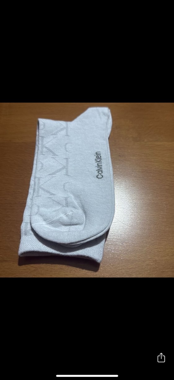 Gri Calvin Klein Soket Çorap - Görsel 5