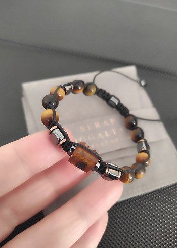 Fosilli Kehribar -Kaplangözü bileklik - Görsel 5