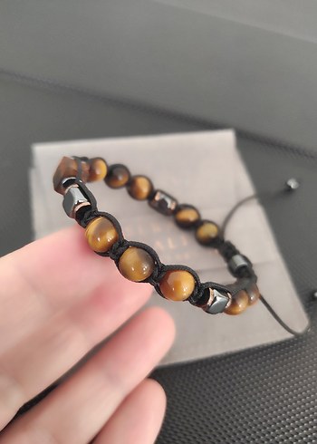 Fosilli Kehribar -Kaplangözü bileklik - Görsel 7