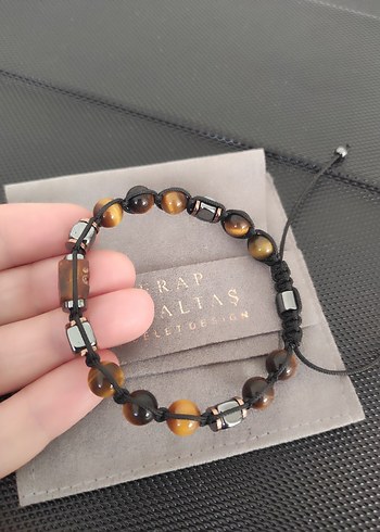 Fosilli Kehribar -Kaplangözü bileklik - Görsel 8