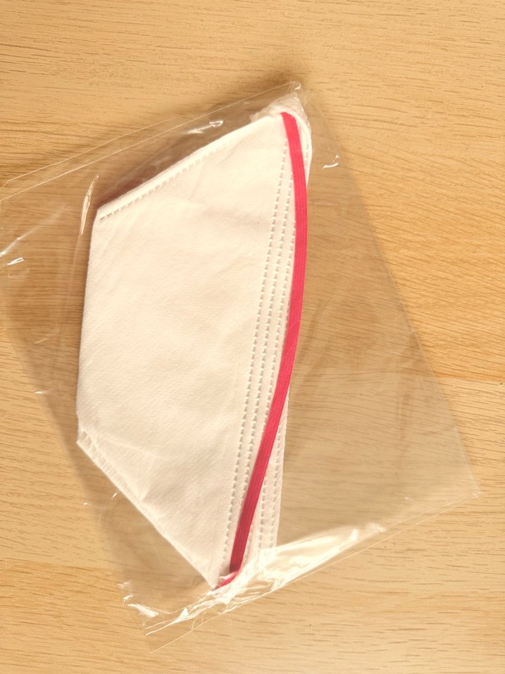 Ege 600 Erkek Maske FFP2 Kırmızı 5 adet - Görsel 3