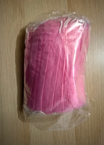 Cerrahi Çocuk Maskesi Pembe 50 adet - Görsel 2