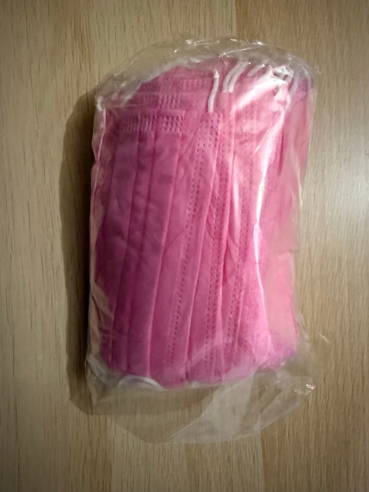 Cerrahi Çocuk Maskesi Pembe 50 adet - Görsel 2