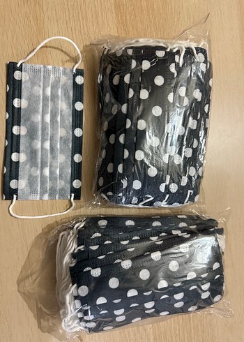 Cerrahi Maske 50 adet Puantiyeli - Görsel 2