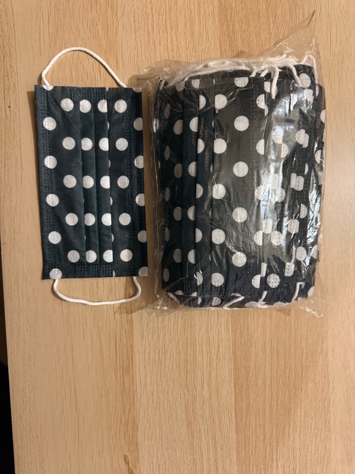 Cerrahi Maske 50 adet Puantiyeli - Görsel 3