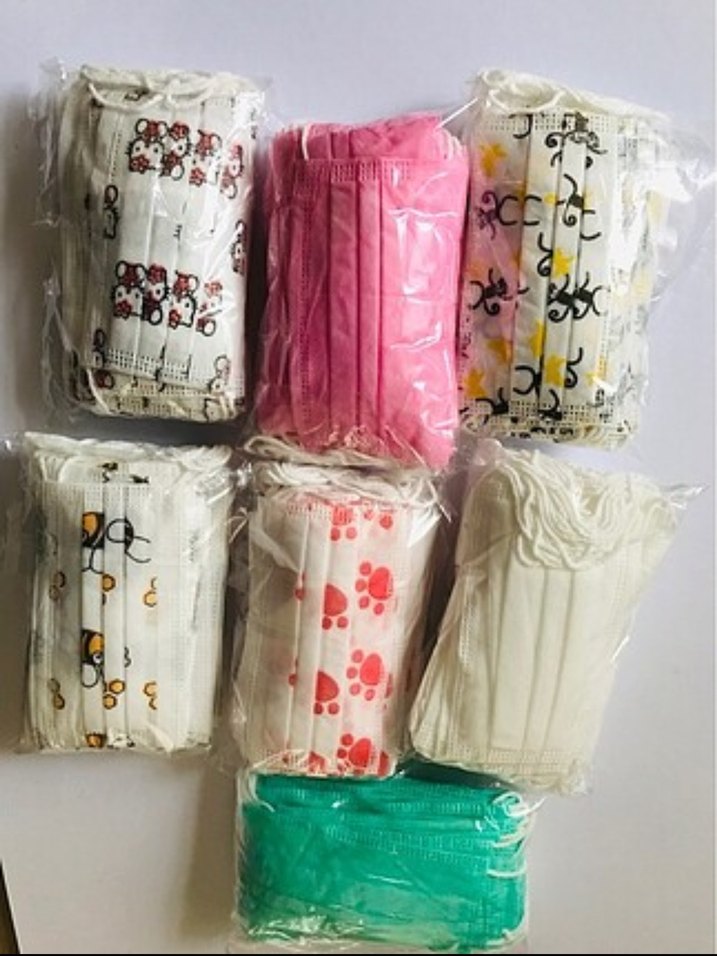 Cerrahi Çocuk Maskesi Yeşil 50 adet - Görsel 3