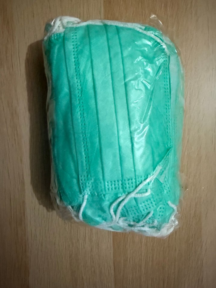 Cerrahi Çocuk Maskesi Yeşil 50 adet - Görsel 2