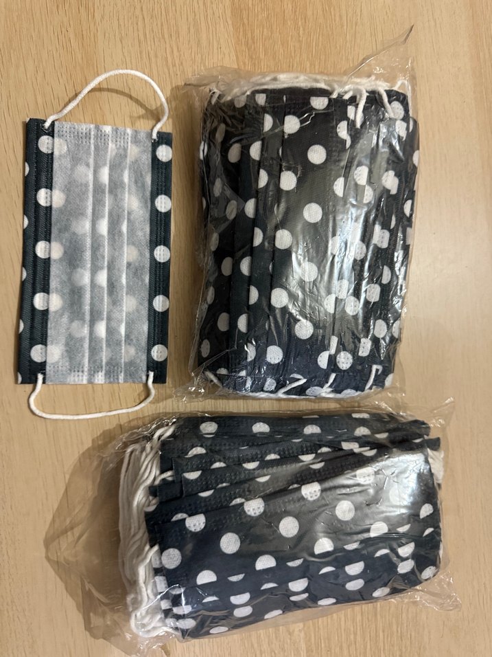 Cerrahi Maske 50 adet Puantiyeli - Görsel 2