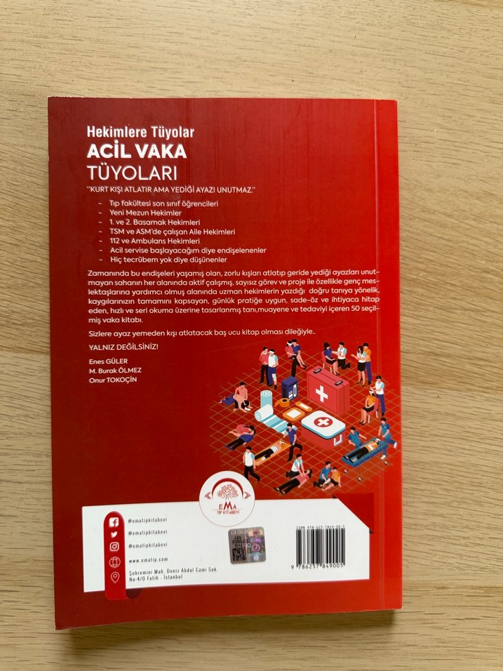 Acil Vaka Tüyoları - Hekimlere Sağlık Kitabı - Görsel 2