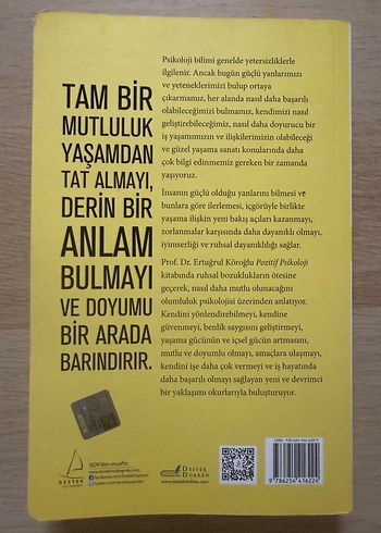 Pozitif Psikoloji - Mutluluk ve Esenlik Kılavuzu - Görsel 2