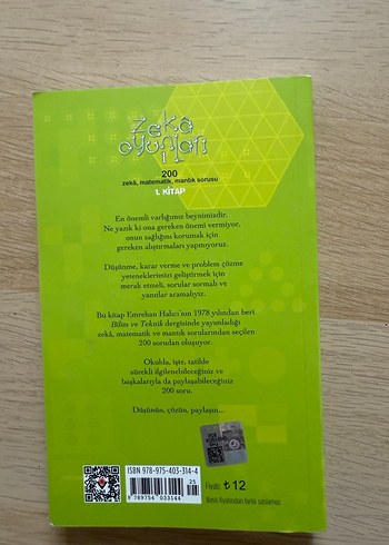 Zeka Oyunları 1 - Emrehan Halıcı - Görsel 2