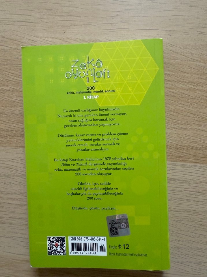 Zeka Oyunları 1 - Emrehan Halıcı - Görsel 2