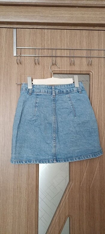 34 Beden Mini Kot Etek