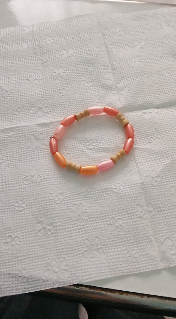 Pembe Boncuklu Bohem Bileklik - Görsel 2