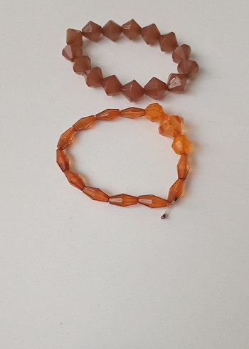 Bohem Tarzda Boncuklu Bej Kadın Bileklik - Görsel 2