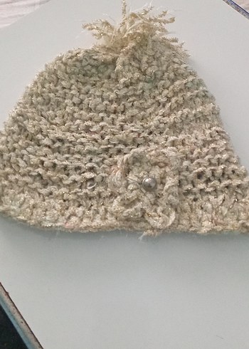 Bej Örgü Bohem Kadın Bere - Görsel 3