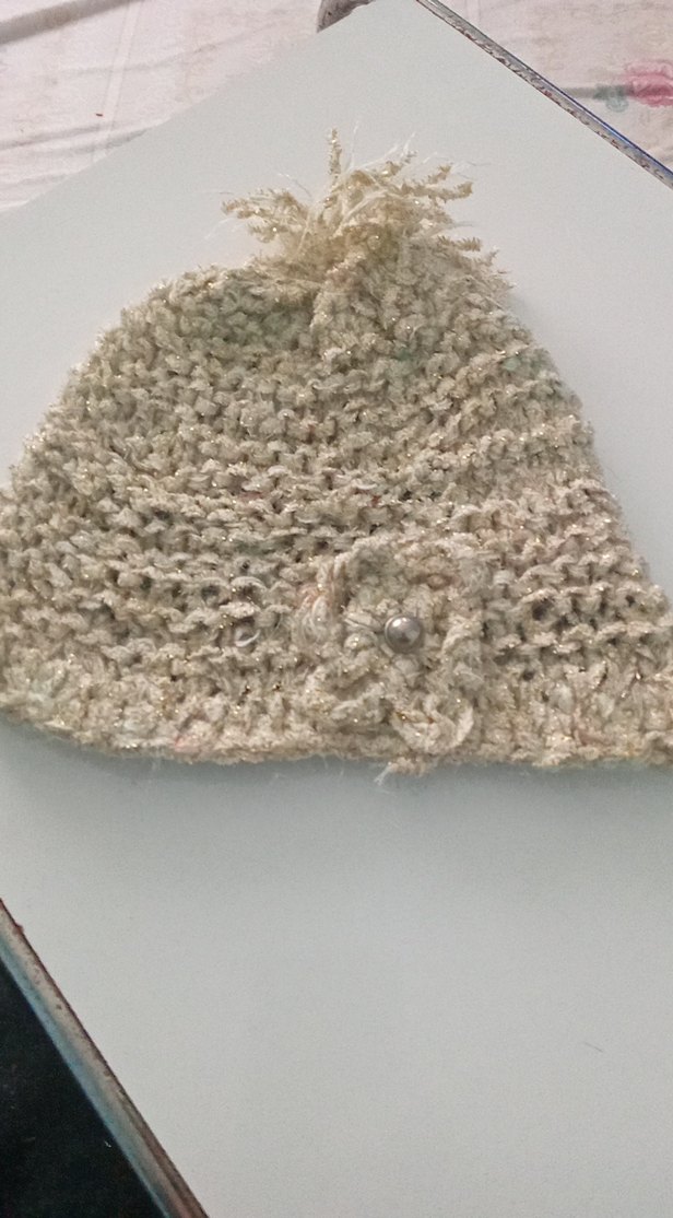 Bej Örgü Bohem Kadın Bere - Görsel 3