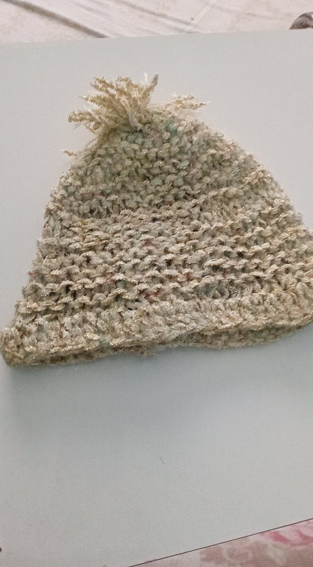 Bej Örgü Bohem Kadın Bere - Görsel 2