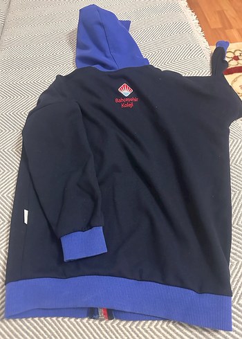 Erkek Çocuk Fermuarlı Kapüşonlu Sweatshirt - Görsel 2