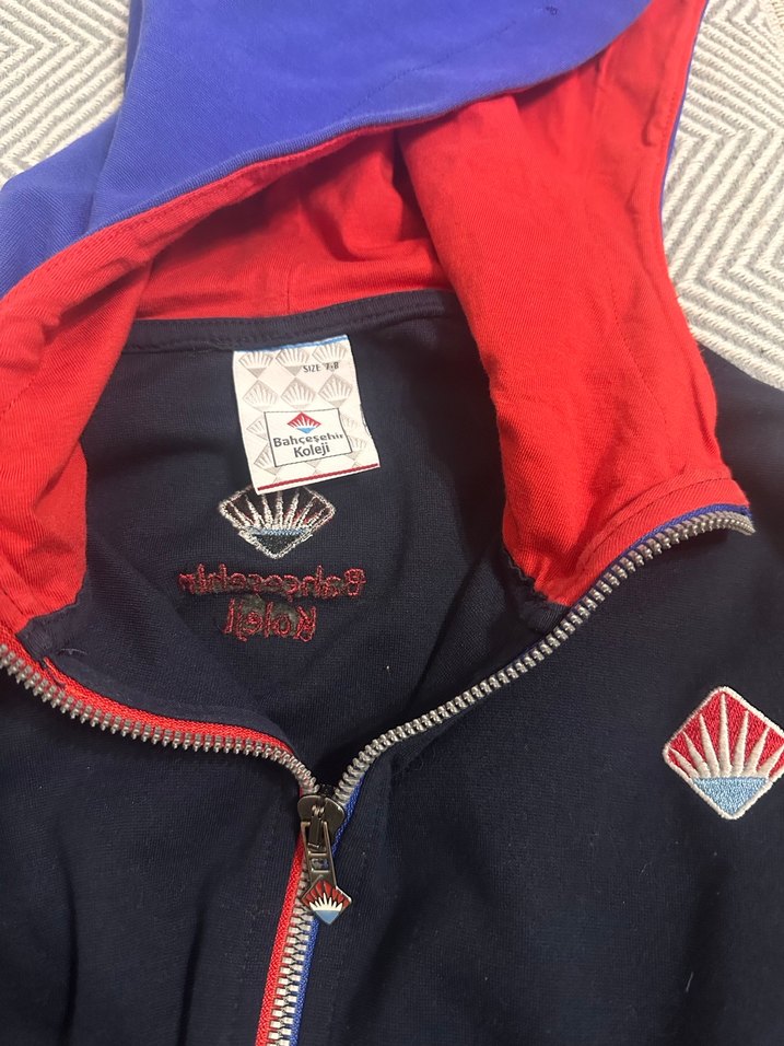 Erkek Çocuk Fermuarlı Kapüşonlu Sweatshirt - Görsel 3