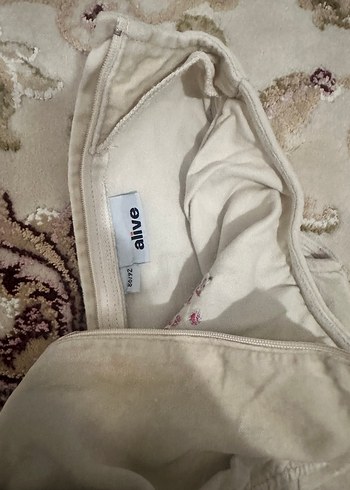 Nakışlı Gri Kolsuz Kız Elbisesi - Görsel 3