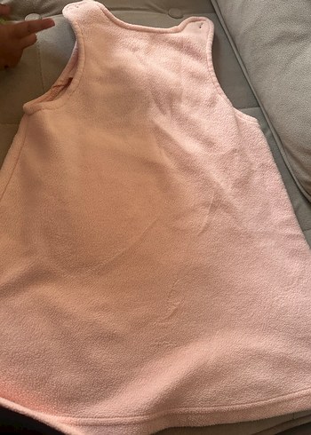 Pembe Baskılı kız çocuk salopet - Görsel 4