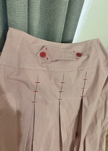 Keten Piliseli Uzun Etek - Görsel 2