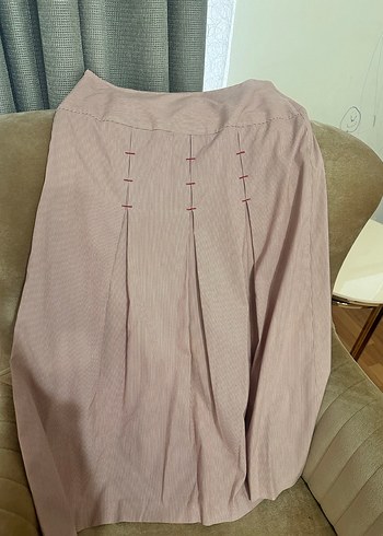 Keten Piliseli Uzun Etek - Görsel 3