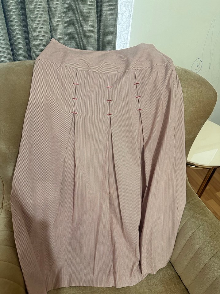 Keten Piliseli Uzun Etek - Görsel 3